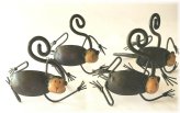 Jungle Metal Napkin Rings - Set of 4