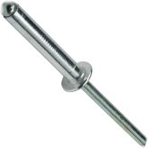 RivetMaster 3/16" Aluminum Body Steel Mandrel Dome Head - Pack of 50