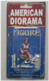 September Violet Bikini Girl Figure