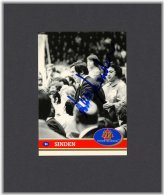 Vintage NHL Autographed Trading Card