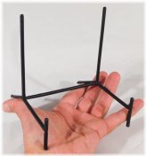 Graceful Steel Showcase Stand