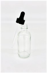 Clear Glass Dropper Bottle