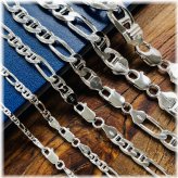 Figarucci Silver Chain Jewelry for Men