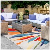 Leander Geometric Rug