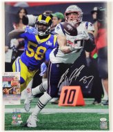Gronkowski SB LIII Autographed Patriots Photo - JSA Certified