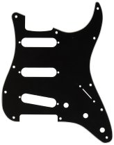 Classic Black Stratocaster Pickguard