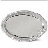 Silver Oval Vintage Platter