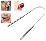 FreshBreath Scraper: Stainless Steel Tongue Cleaning Tool for Oral Hygiene
