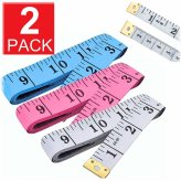 Duo-Measure Body Tape: 60 inch/150 cm Sewing & Tailoring Ruler Set