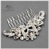 Butterfly Crystal Hair Comb