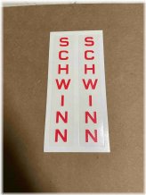 Schwinn Vertical Fork Decal Set