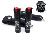 Magnum Defense Pepper Spray Set with Keychain Holster