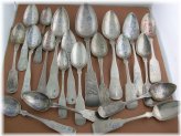 Antique Coin Silver Spoon Collection