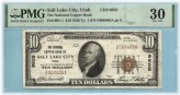 Salt Lake City Copper Note, 1929-T1, Ch#9652 - PMG 30