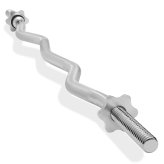 EZ Curl Barbell Set with Star Collars