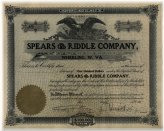 Wheeling West Virginia Oil Refining Certificate