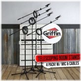 ProBoom Microphone Stand 4-Pack Kit