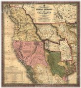 Western Expansion Map - 1840s