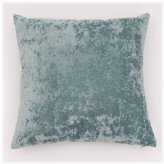 Aqua Blue Velvet Dream Pillow