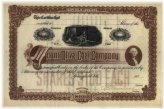 Olive Branch Mining Corporation Scripophily