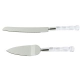 Elegant Reflections Cake Knife and Server Set