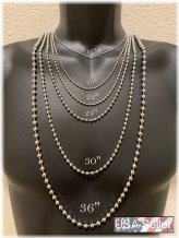 Shimmering Silver Sphere Necklace Collection