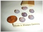 Purple Zebra Glass Cabochons