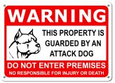 Watchful Pup Warning Plaque