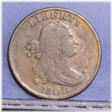 Antique Draped Bust Half Cent - Well-Preserved