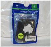 Black LR6 Volleyball Kneepads by Mizuno