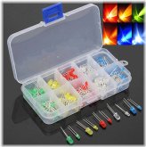 Assorted LED DIY Kit - White, Red, Green, Yellow (150pcs)