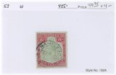 Bermuda Shilling Stamp - Scott Catalog Valued at $425