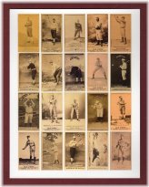 Vintage Legends Uncut Trading Card Sheet