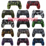 Camo Rubber Grip Cover for Enhanced PS4 Controller Experience