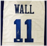 Kentucky Wildcats John Wall Autographed White Jersey