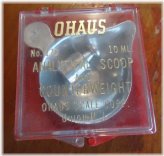 Vintage OHAUS Analytical Scoop and Counter Weight No. 170 10ML