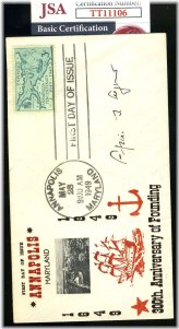 Vintage Politician Signature on First Day Cover