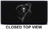 Grim Reaper Mythical Scythe Death Checkbook Cover Credit Card ID Holder