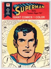 Vintage Superman Coloring Comic Book #1664 - 1976