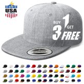 Solid Snapback Cap