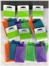 Colorful Jelly ID Tags