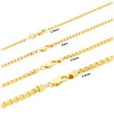 Golden Venetian Link Chain Necklace