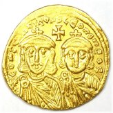 Golden Legacy: Constantine V & Leo IV Gold Coin (750-775 AD)