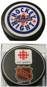 Night in Canada Autographed NHL Puck by Al Secord #20