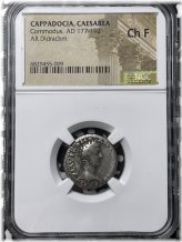 Ancient Rome Cappadocia Commodus AR Didrachm