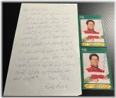 Jockey Star Rudy Baez Autographed Memorabilia Set