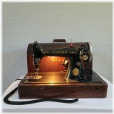 Vintage Singer 99 with Bentwood Case and Accessories