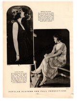 Vintage Estelle Winwood and Laura Walker Theatre Print