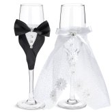 Wedding Bliss Toasting Glasses Set