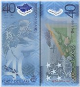 Solomon Islands Commemorative 40 Dollar Polymer Banknote (2018)